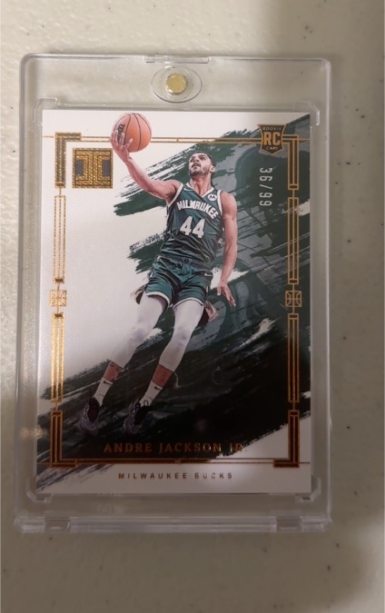 2023-24 Panini Impeccable #13 Andre Jackson Jr. — front