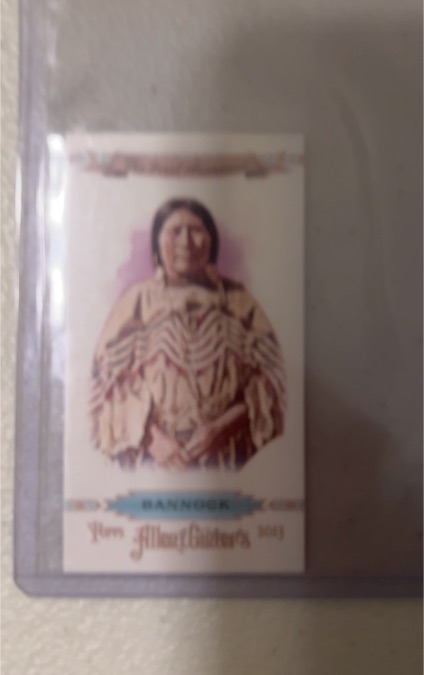 2013 Topps Allen & Ginter's The First Americans Bannock — front