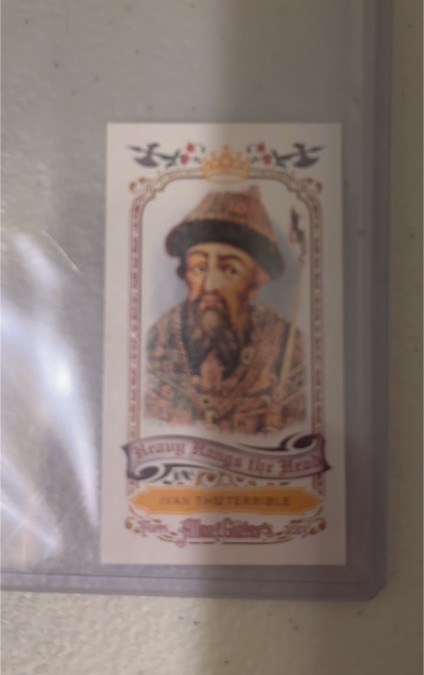 2013 Topps Allen & Ginter Mini Heavy Hangs the Head #HHH-ITT Ivan the Terrible — front