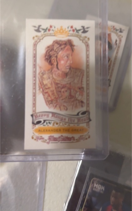 2013 Topps Allen and Ginter Mini Heavy Hangs The Head #ATG Alexander Great — front