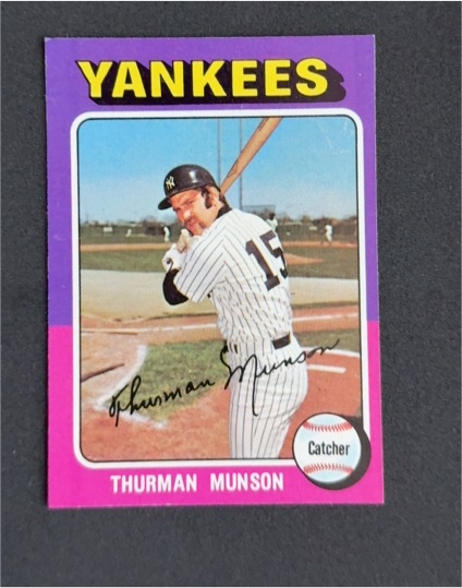 1975 Topps #20 Thurman Munson — front