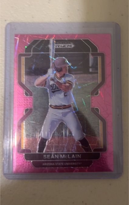 2022 Panini Prizm Draft Picks #PDP165 Sean McLain — front