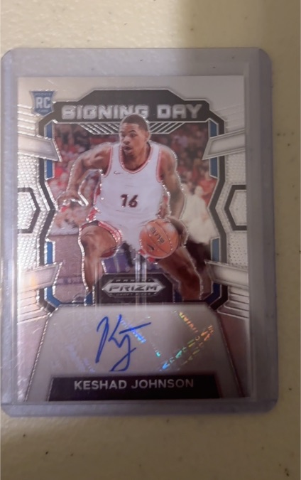 2024 Panini Prizm Signing Day #Signing Day Keshad Johnson — front
