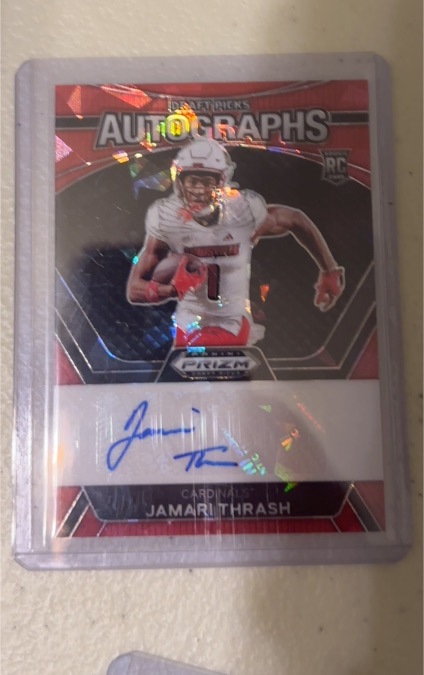 2024 Panini Prizm Draft Picks Autographs Jamari Thrash — front