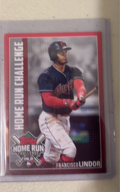2019 Topps Series 2 Home Run Challenge #15 Francisco Lindor — front