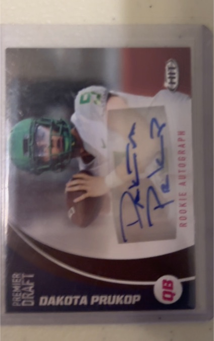 2017 SAGE HIT #A19 Dakota Prukop Rookie Autograph — front