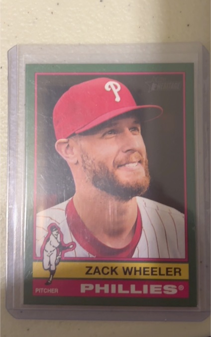 2025 Topps Heritage #65 Zack Wheeler — front