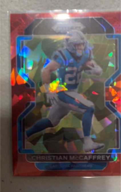 2021 Panini Prizm #? Christian McCaffrey — front