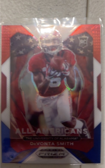 2021 Panini Prizm Draft Picks All American #186 DeVonta Smith — front
