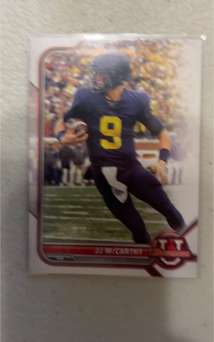 2021-22 Bowman University #79 J.J. McCarthy — front