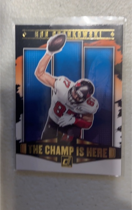 2021 Panini Donruss The Champ is Here #CIH-5 Rob Gronkowski — front