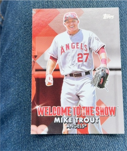 2022 Topps Series 1 #WTTS-2 Mike Trout Welcome to the Show — front