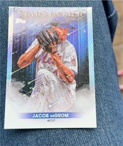 2022 Topps Series 1 Stars of MLB #SMLB-13 Jacob deGrom — front