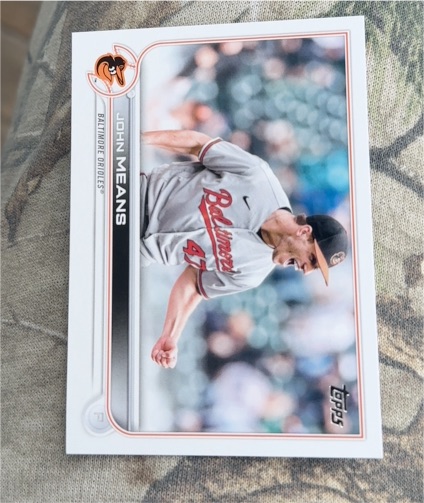 2022 Topps Series 1 #253 John Means — front
