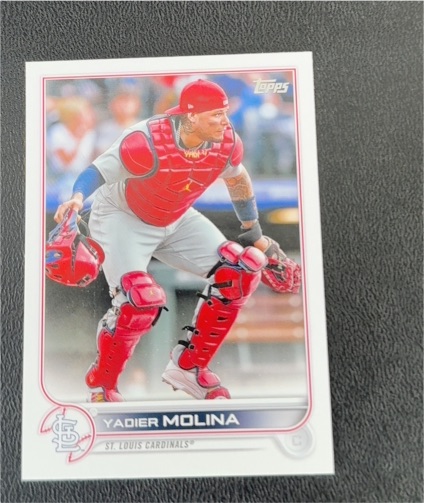 2022 Topps Series 1 #205 Yadier Molina — front