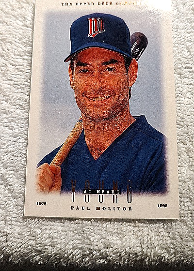 1996 Upper Deck Young At Heart #109 Paul Molitor — front