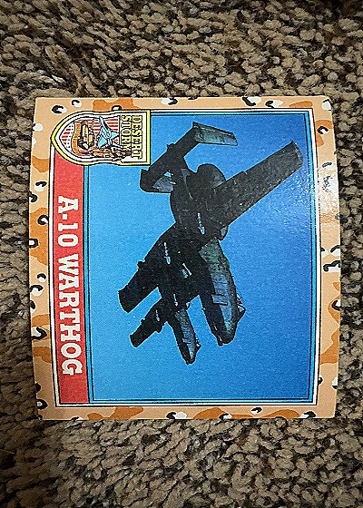1991 Topps #118 A-10 Warthog — front