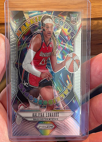 Aaliyah Edwards 2024 Panini Prizm Kaleidoscopic Rookie — front