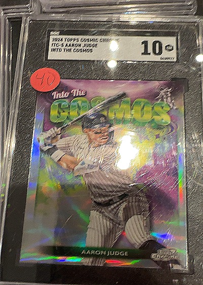 2024 Topps Cosmic Chrome Aaron Judge Into The Cosmos — front