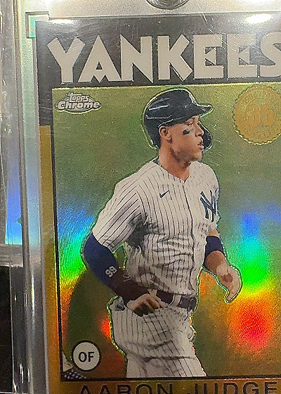 2021 Topps Chrome 1986 Topps Aaron Judge — front