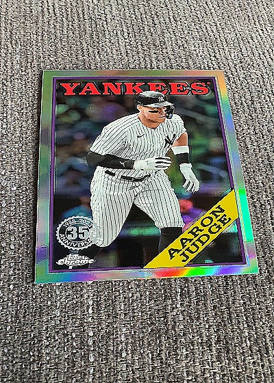 2023 Topps Chrome 35th Anniversary Aaron Judge — front