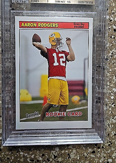 Aaron Rodgers Rookie Card — front