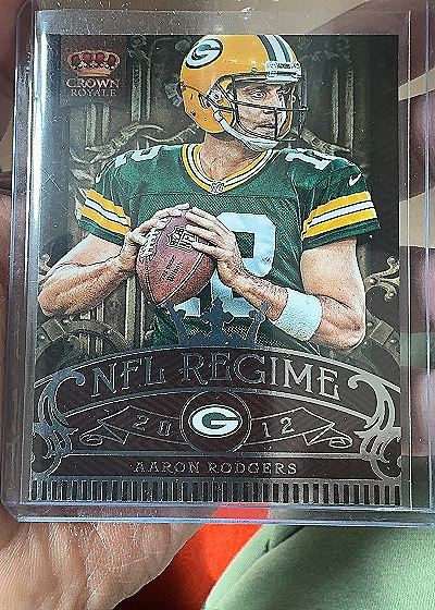 2012 Panini Crown Royale NFL Regime Aaron Rodgers — front