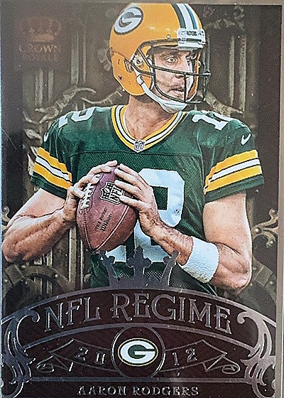 2012 Panini Crown Royale NFL Regime Aaron Rodgers — front