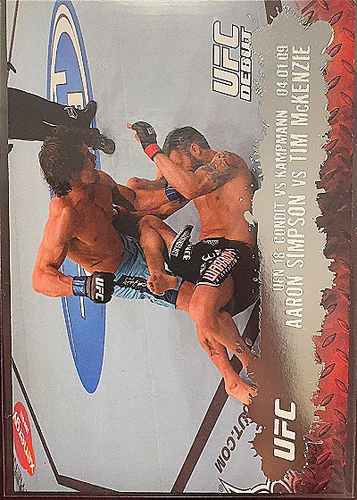 Aaron Simpson vs Tim McKenzie — front