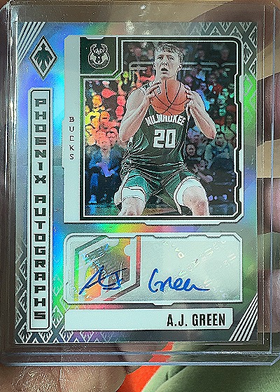 2023-24 Panini Phoenix Autographs A.J. Green — front