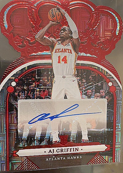 2022-23 Panini Crown Royale AJ Griffin Auto — front