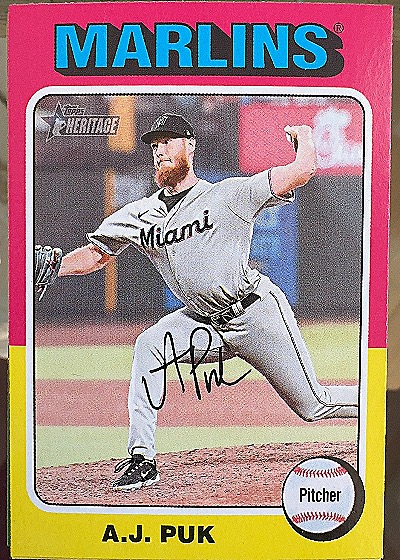 2024 Topps Heritage #271 A.J. Puk — front