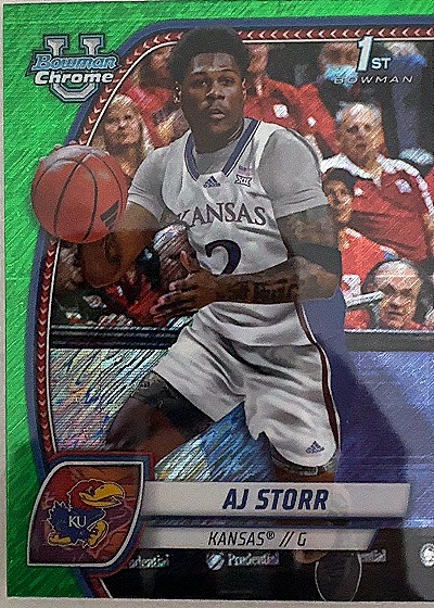 2024 Bowman Chrome #4 AJ Storr — front