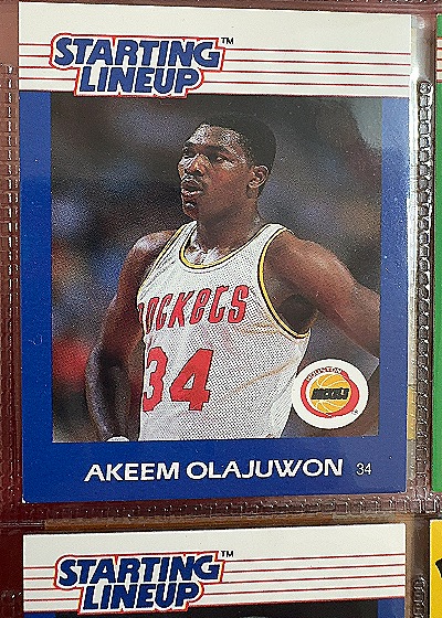 Akeem Olajuwon Starting Lineup 1988 — front