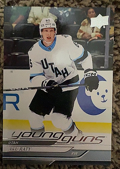 2024-25 Upper Deck Young Guns Aku Raty — front