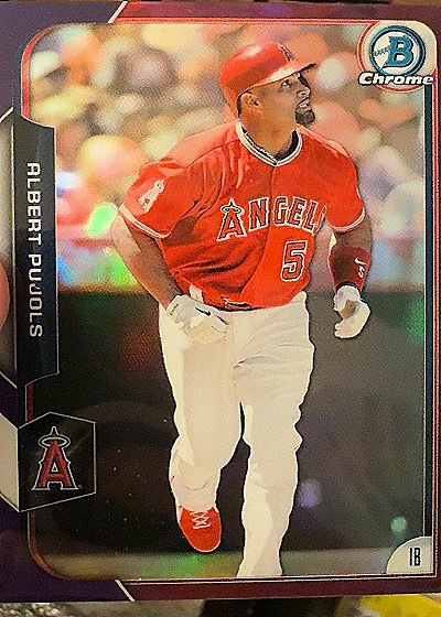 2015 Bowman Chrome #140 Albert Pujols — front