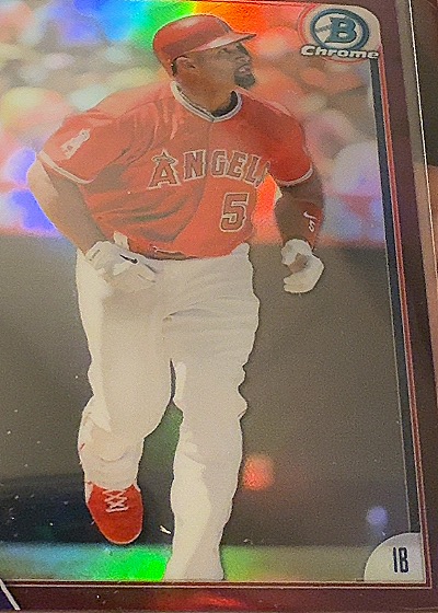 2015 Bowman Chrome Albert Pujols — front