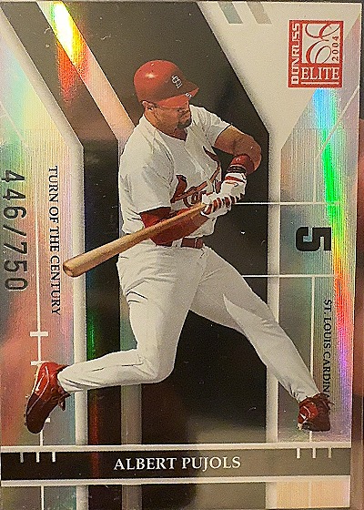 2004 Donruss Elite Turn of the Century Albert Pujols — front