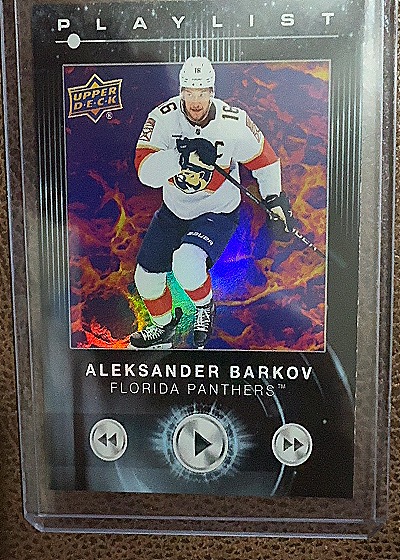2024-25 Upper Deck Playlist #PL-9 Aleksander Barkov — front