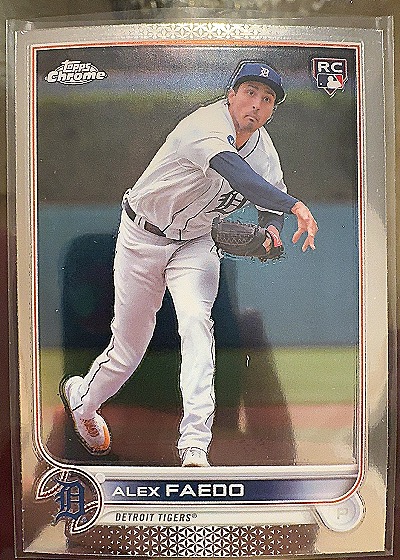 2022 Topps Chrome Update Alex Faedo RC — front