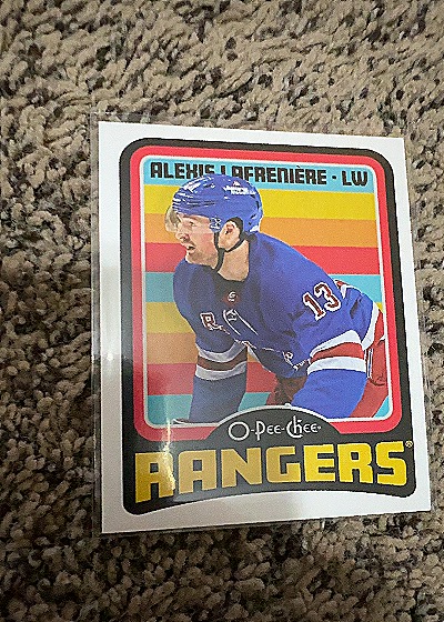 2024-25 O-Pee-Chee Retro Base Alexis Lafreniere — front
