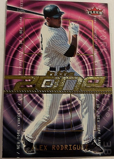Alex Rodriguez 2007 Fleer In the Zone — front