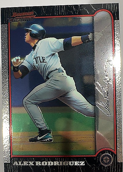 1999 Bowman Chrome #265 Alex Rodriguez — front