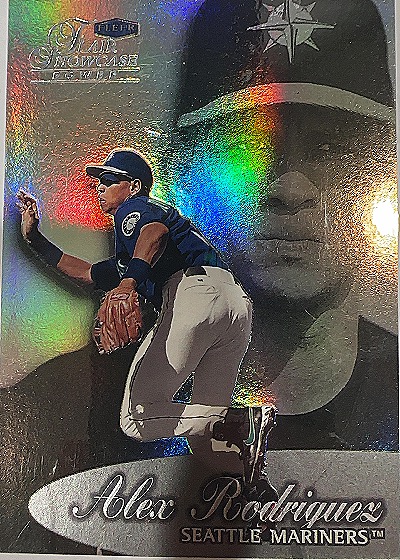 1999 Fleer Flair Showcase Alex Rodriguez — front