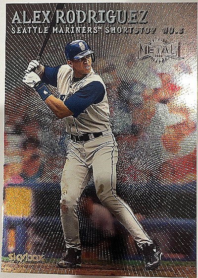 2000 Skybox Metal Alex Rodriguez — front