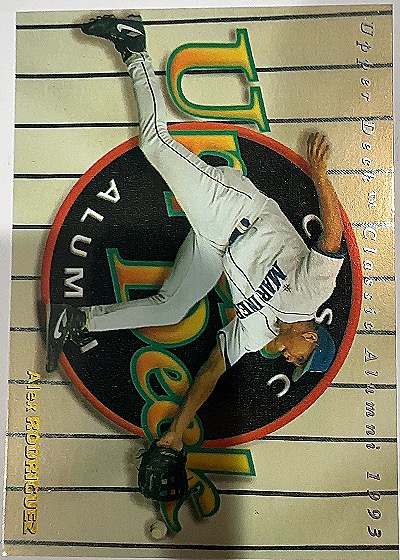 Upper Deck Classic Alumni 1993 Alex Rodriguez — front