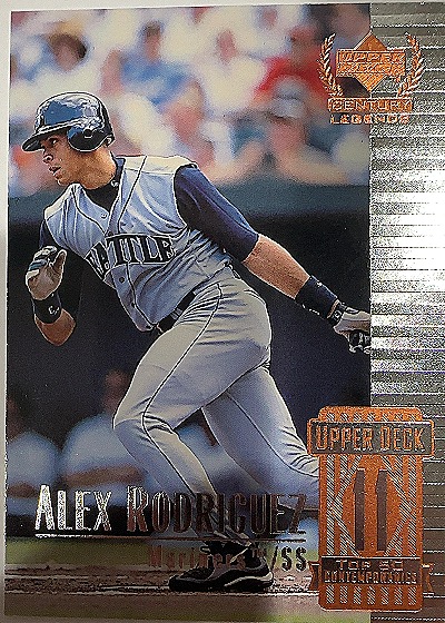 1999 Upper Deck Century Legends #61 Alex Rodriguez — front