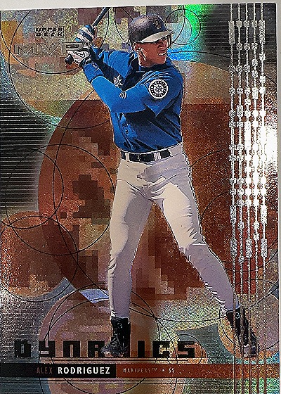 1999 Upper Deck MVP Dynamics #D2 Alex Rodriguez — front