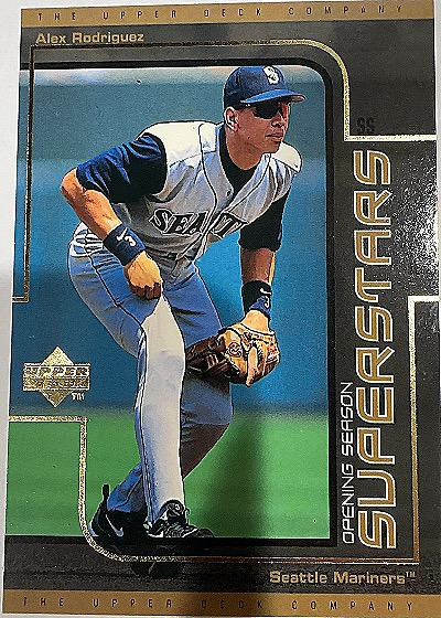 1999 Upper Deck Opening Season Superstars #S6 Alex Rodriguez — front