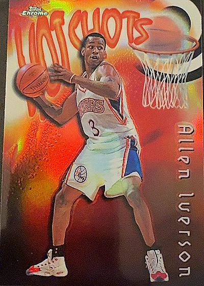 1997-98 Topps Chrome Hot Shots Allen Iverson — front
